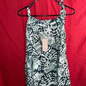 Bellambra Green/Blue Italian Tie-Dye Dress